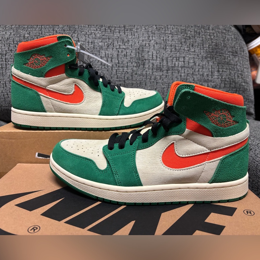 Air Jordan 1 High Zoom CMFT 2 Women’s Size 10 Pine Green DV1305-308. Women’s NIB